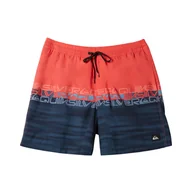 Spodenki męskie - Męskie Szorty QUIKSILVER EVERYDAY WORDBLOCK VOLLEY 17 AQYJV03150-RMC6 – Czerwony - miniaturka - grafika 1