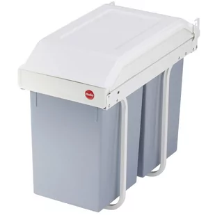 Hailo Kosz na śmieci Multi-Box Duo, rozmiar L, 2x14 L, kremowy - Kosze na śmieci - miniaturka - grafika 1