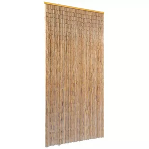 VidaXL Zasłona na drzwi, bambusowa, 90 x 220 cm 43721 VidaXL - Moskitiery - miniaturka - grafika 1