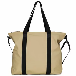 Torebki damskie - Rains Torba Shopper 44 cm sand - grafika 1