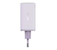 Ładowarki do telefonów - Baseus GaN6 Pro 2xUSB-C + 2xUSB 65W Fioletowy - miniaturka - grafika 1