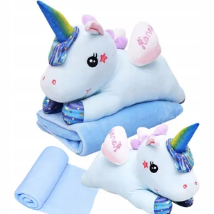 Poduszka PLUSZOWa MASKOTKA PLUSZAK MIŚ Z KOCYKIEM DUŻY 3W1 XL MIĘCIUTKI - Maskotki i pluszaki - miniaturka - grafika 1