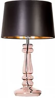 Lampy stojące - 4concepts Stojąca LAMPKA sypialniana PETIT TRIANON TRANSPARENT COPPER L051461260 abażurowa LAMPA klasyczna czarna L051461260 - miniaturka - grafika 1