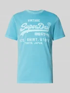 Koszulki męskie - T-shirt z nadrukiem z logo model ‘Neon’ - miniaturka - grafika 1