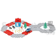 Kolejki i akcesoria - Tor wyścigowy dla dzieci 40 elementów, Pilsan - miniaturka - grafika 1