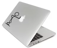Części i akcesoria do laptopów - Ideus vibair13man – naklejka na MacBook, przezroczysta - miniaturka - grafika 1
