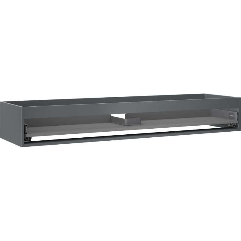 Mexen Box-A korpus szafki podumywalkowej 160 cm, 1 szuflada, grafit mat - 91AX0-1600-235-1-66