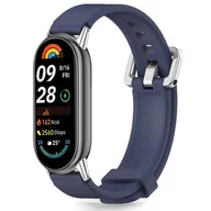 Akcesoria do smartwatchy - Pasek TECH-PROTECT IconBand Classic do Xiaomi Smart Band 8/9/10/NFC Granatowy - miniaturka - grafika 1