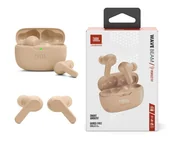 Słuchawki - Słuchawki dokanałowe JBL Wave Buds TWS Beżowe - miniaturka - grafika 1