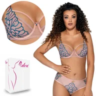 Biustonosze - Biustonosz Soft AV 1929 miękki cielisty turkusowy  65I - miniaturka - grafika 1