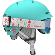 Kaski narciarskie - Dziecięcy Kask SALOMON PLAYER COMBO L47482600 – Niebieski - miniaturka - grafika 1
