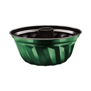 Forma do babki EMERALD, 25 cm, zielona - Formy do ciast - miniaturka - grafika 1