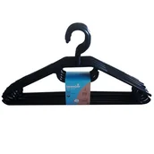 Wieszaki do szafy - Wieszak Arvid 10 sztuk czarny - miniaturka - grafika 1