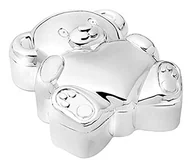 Koszulki i topy damskie - Zilverstad puszka na zęby/włosy niedźwiedź z sercem, stop cynku, kolor srebrny, 5,7 x 4,7 x 2,4 cm - miniaturka - grafika 1