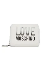 Portfele - LOVE MOSCHINO Mały Portfel Damski JC5732PP0MKD0100 Biały - miniaturka - grafika 1