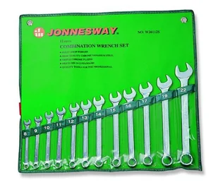 Jonnesway (R) Zestaw 12 kluczy płasko - oczkowy W26112S - Klucze i nasadki - miniaturka - grafika 1