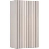 Szafki łazienkowe - Szafka łazienkowa NOVA 30 cm kaszmir wisząca mały słupek ryflowany front 1 drzwi - miniaturka - grafika 1