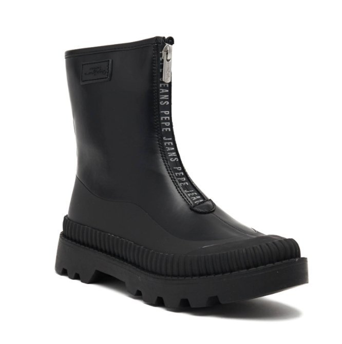 PEPE JEANS CZARNE BOTKI Z ZAMKIEM I GRUBĄ PODESZWĄ 38 AWE