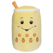 Maskotki i pluszaki - Teddykompaniet,  Pluszak Squeezie Bubble Tea Żółta 30cm - miniaturka - grafika 1