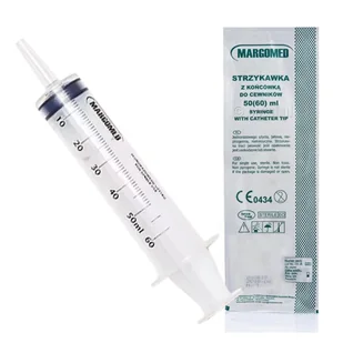 Strzykawka cewnikowa 50ml Margomed 1szt - Meble i wyposażenie gabinetów medycznych - miniaturka - grafika 1