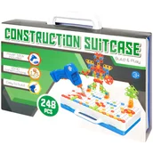 Zabawy w naśladowanie dorosłych - Zestaw Konstrukcyjny Z Elektryczną Wkrętarką 248 Elementów - miniaturka - grafika 1