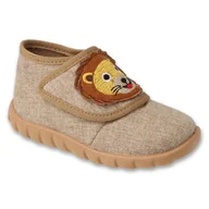 Buty dla dziewczynek - Befado obuwie dziecięce 454P039 beżowy - miniaturka - grafika 1