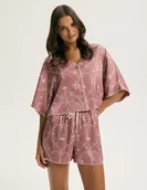 Piżamy damskie - Piżama COSMATI RÓŻOWY M - miniaturka - grafika 1