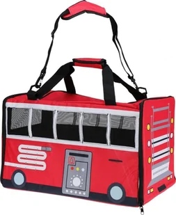 Koopman Transporter dla zwierzaka 52x30x32,5cm pet bus czerwony - Transportery dla kotów - miniaturka - grafika 1