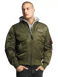 Kurtki męskie - ALPHA INDUSTRIES kurtka męska, zielony (Dark Green 257), XXL - grafika 1