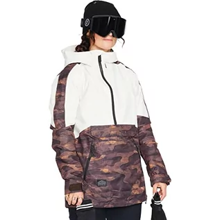 Bluzy damskie - Volcom Dusk CAMO, damska bluza z lustrem, L, DUSK CAMO, L - grafika 1