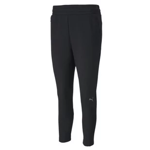 Spodnie dresowe damskie Puma Athletic EVOSTRIPE PANTS czarne 58125101 - XL - Spodnie sportowe damskie - miniaturka - grafika 1