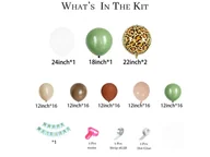 Balony i akcesoria - Zestaw balonów do girlandy Safari - 84 szt. - miniaturka - grafika 1