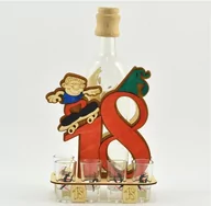 Karafki - Karafka 0,5 L 18-Tka Nowa Z 6 Kieliszkami Urodziny - miniaturka - grafika 1