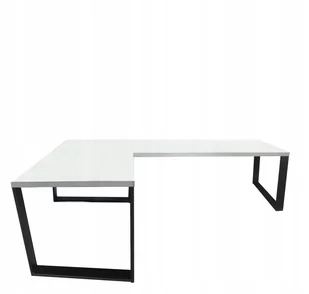 Biurko Gamingowe Narożne Loft Stół 240X160 Komputerowe Stabilne - Biurka gamingowe - miniaturka - grafika 1