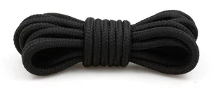 Sznurowadła okrągłe 180 cm Czarne - Akcesoria obuwnicze - miniaturka - grafika 1