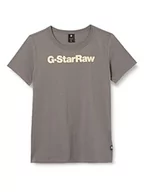 Bluzki damskie - G-STAR RAW Damska bluzka Gs Graphic Slim Top, Szary (Granit D23942-336-1468), XXS - miniaturka - grafika 1