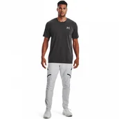 Spodnie męskie - Męskie spodnie treningowe UNDER ARMOUR UA UNSTOPPABLE CARGO PANTS - białe - miniaturka - grafika 1
