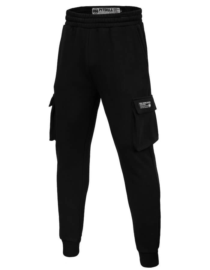 Spodnie dresowe bojówki PIT BULL CYPRESS SPORT czarne-XL
