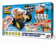 Prace ręczne dla dzieci - Hot Wheels, Maker Kitz, zestaw z mazakami BTHW-M04Y - miniaturka - grafika 1