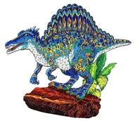 Puzzle - Puzzle drewniane / kolorowe - Spinozaur - miniaturka - grafika 1