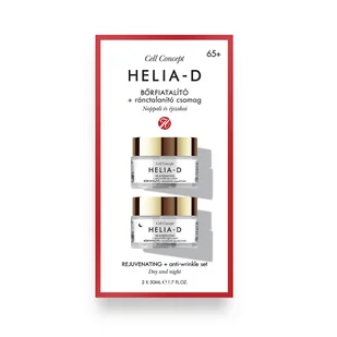 HELIA-D SET Cell Concept Rejuvenating + Anti-Wrinkle 65+ Przeciwzmarszczowy Krem Na Dzień + Krem Na Noc 2×50 Ml - Kremy do twarzy HELIA-D SET Cell Concept Rejuvenating + Anti-Wrinkle 65+ Przeciwzmarszczowy Krem Na Dzień + Krem Na Noc 2×50 Ml - Kremy do twarzy - miniaturka - grafika 1
