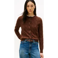 Swetry damskie - Tommy Hilfiger Wełniany kardigan Regular Fit - miniaturka - grafika 1