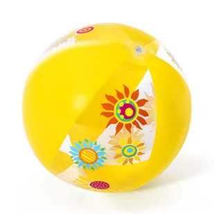 Dmuchana piłka plażowa 51 cm dla dzieci żółta Bestway - Materace dmuchane i koła do pływania - miniaturka - grafika 1