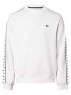 Bluzy męskie - Lacoste Bluza męska Mężczyźni biały jednolity, 6 - miniaturka - grafika 1