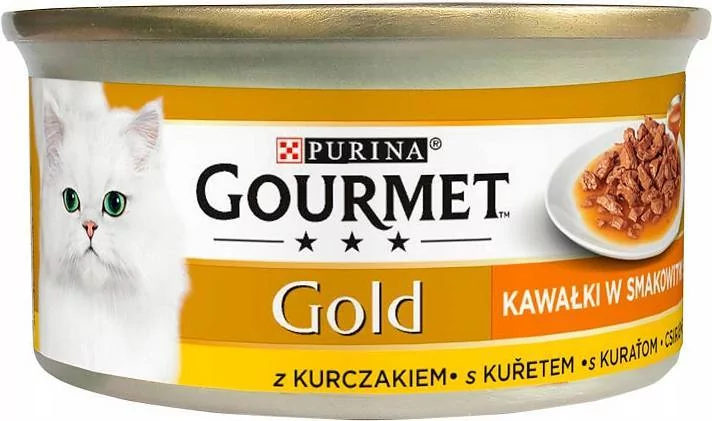 Purina Gourmet Gold Sauce Delight z kurczakiem 85g