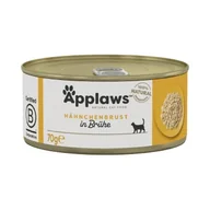 Mokra karma dla kotów - Applaws mokra karma dla kota Adult w bulionie Pierś z kurczaka 24x70 g - miniaturka - grafika 1
