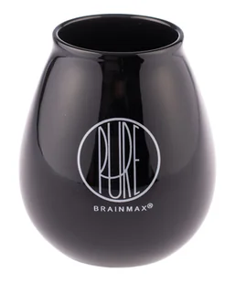 BrainMax Czysta tykwa, 400 ml Kolor: Czarny - Yerba Mate - miniaturka - grafika 1