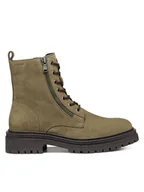 Botki damskie - Geox Botki D Iridea D16HRF 00022 C3704 Khaki - miniaturka - grafika 1