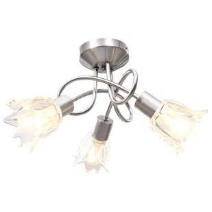 Vida Lampa sufitowa ze szklanymi kloszami na 3 żarówki E14 tulipany V-289227 - Lampy sufitowe - miniaturka - grafika 1