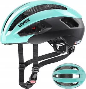 UVEX Rise CC Helmet, turkusowy/czarny 52-56cm 2022 Kaski szosowe S4100900215 - Kaski rowerowe - miniaturka - grafika 1